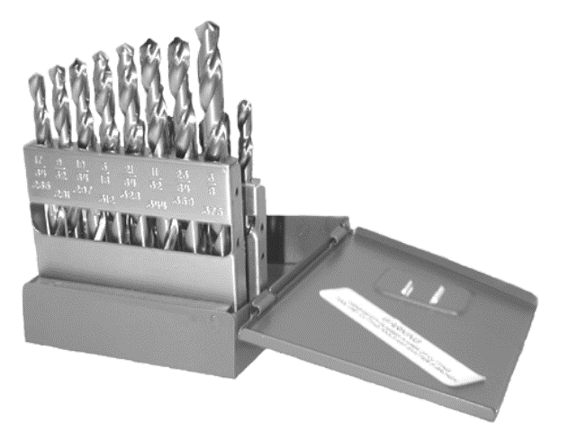 General Purpose Drill Sets - Jobber Length, Complete with Metal Case - Fractional Sizes - Southeast Tool SEJS29M
